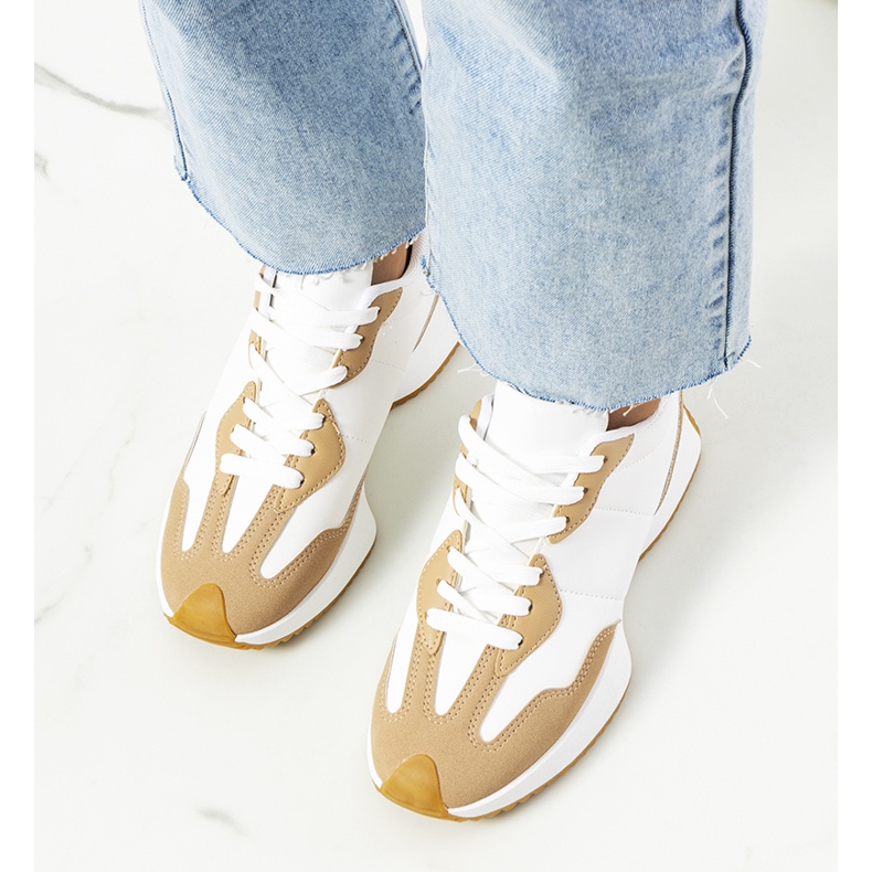 Bézs Cohen női tornacipő fehér 1 Bézs Cohen női tornacipő fehér 1