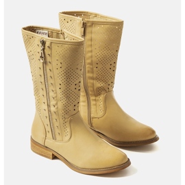 Zaina bézs színű gyerekcsizma 1