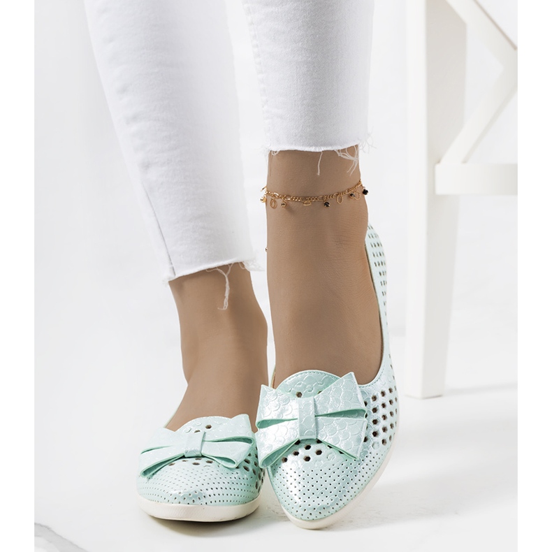 Binney zöld fényes balerinák 1