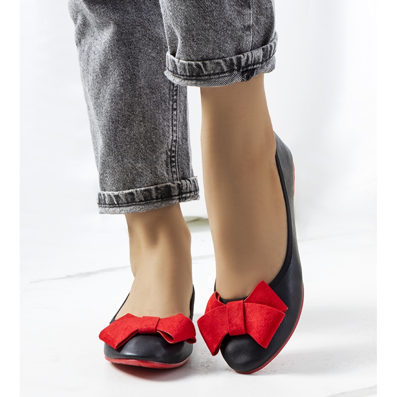 Fekete balerinák Kasslin masnival 1