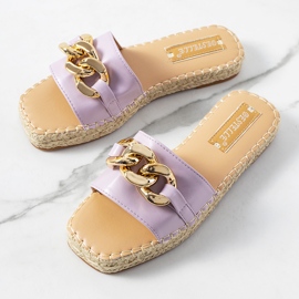 Kairói lila papucs lánccal 1