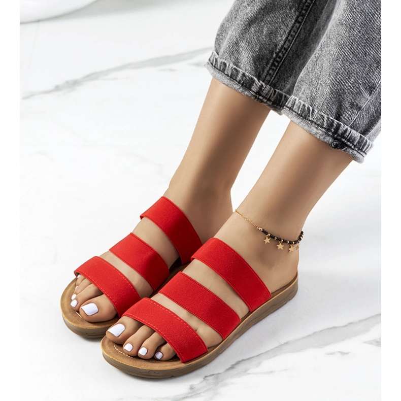 Piros női Cremik papucs 1