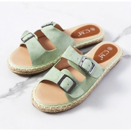 Zöld női Finnan papucs 1 Zöld női Finnan papucs 1