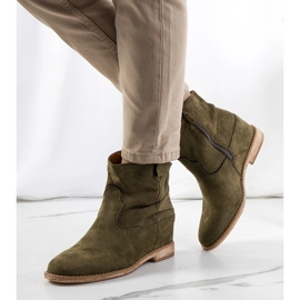 Zöld csizma beltéri Hunjet éksarkú 1 Zöld csizma beltéri Hunjet éksarkú 1