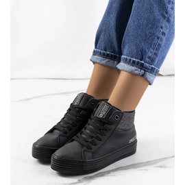 Meleg tornacipő a éken Big Star II274147 fekete 1