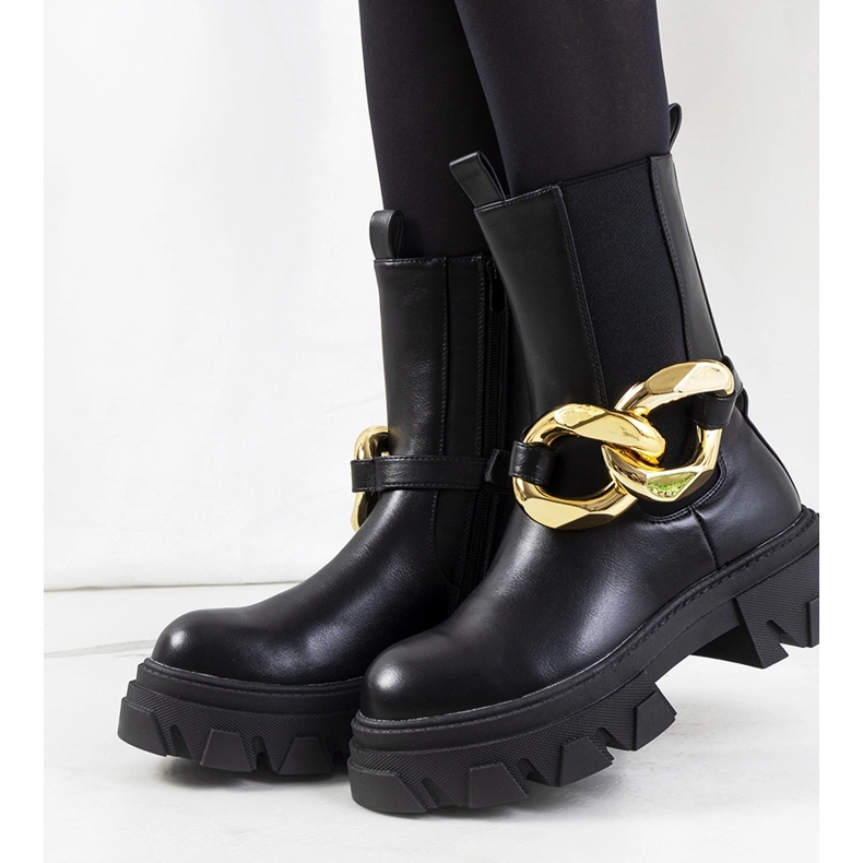 Fekete Croydon csizma 1