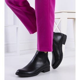 Fekete Jodhpur csizma Nagoya-tól 1