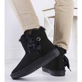 Fekete hócsizma Lachance masnival 2 Fekete hócsizma Lachance masnival 2