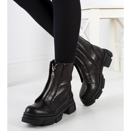 Barna csizma dekoratív Neal cipzárral 1 Barna csizma dekoratív Neal cipzárral 1