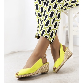 Zöld Gonca ékszandál 2