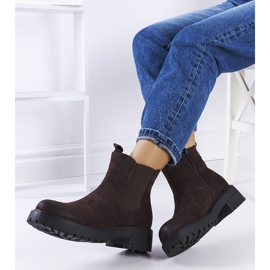 Barna, öko-velúr csizma az Ecrin cégtől 1