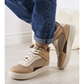 Bézs Adite boka tornacipő 1