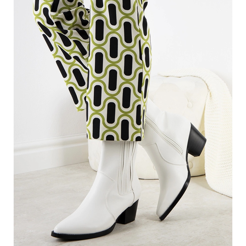 Bento fehér cowboy csizma 1