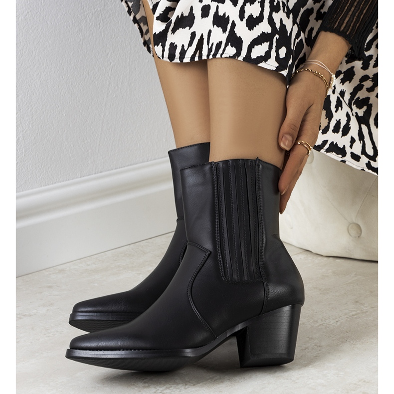 Fekete Bento cowboy csizma 1