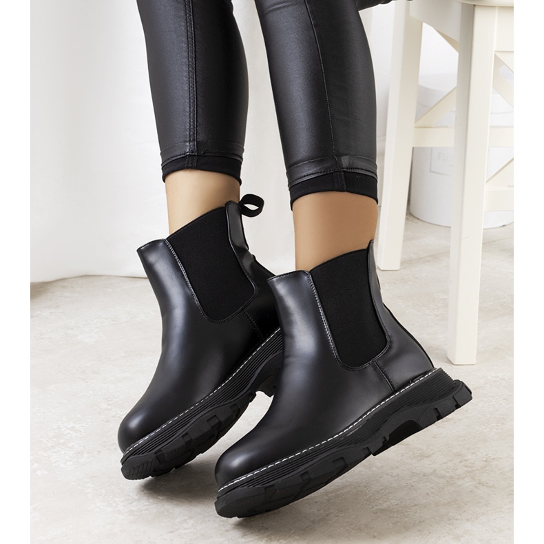 BM Pilar fekete női csizma 1 BM Pilar fekete női csizma 1