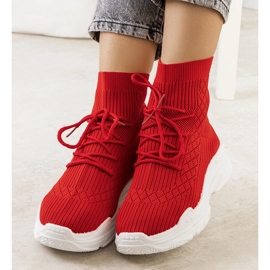 Red Dowden zokni piros 1