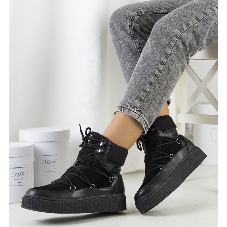 PA1 Fekete női hócsizma a Laursen márkától 1 PA1 Fekete női hócsizma a Laursen márkától 1