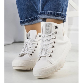 Fehér szigetelt tornacipő Big Star GG274108 1