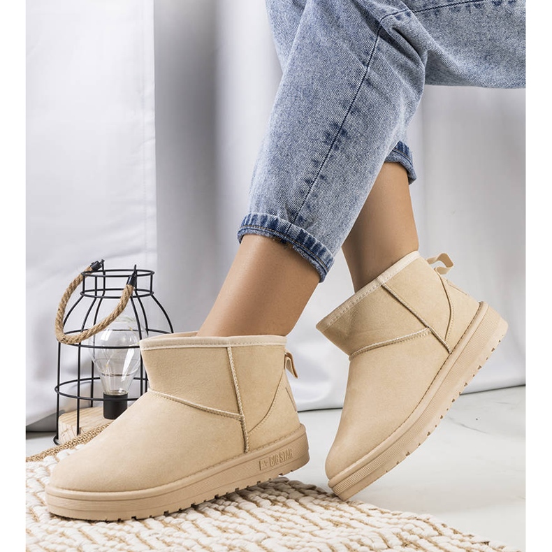 Női bézs hócsizma Big Star KK274290 1