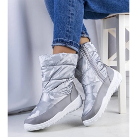 Big Star Szürke hócsizma KK274600 sokszínű 1