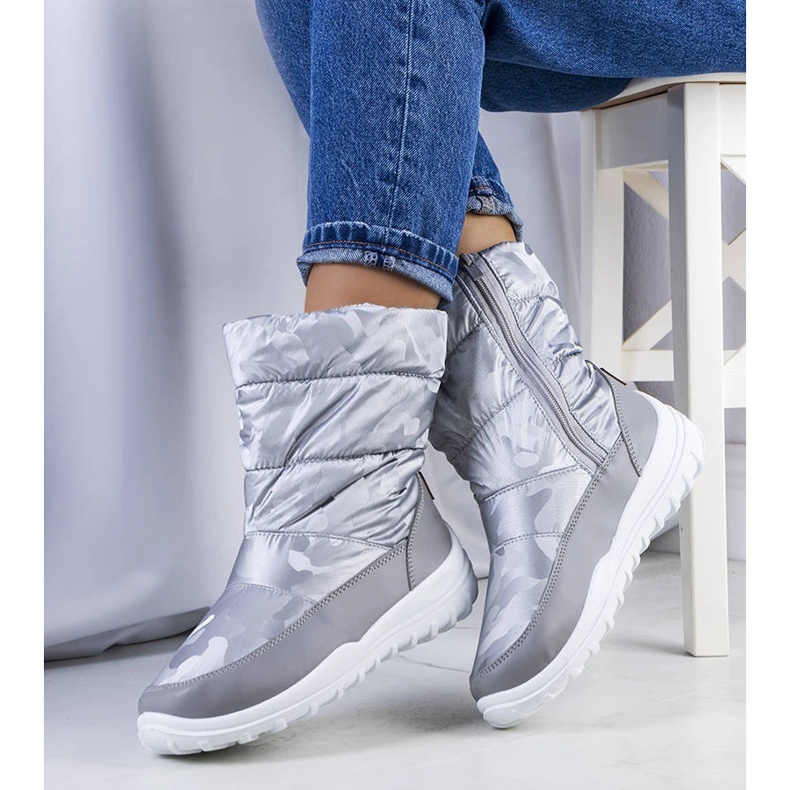 Big Star Szürke hócsizma KK274600 sokszínű 1