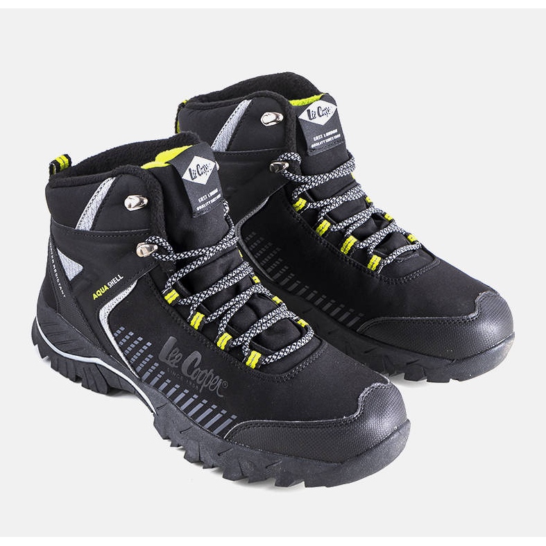 Lee Cooper Fekete, hőszigetelt túrabakancs LCJ-22-01-1401M 1