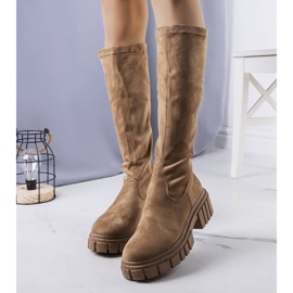 BM Barna Mesal hőszigetelt csizma khaki zöld 1