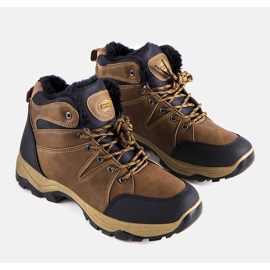 Férfi barna szigetelt csizma Felső 1