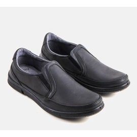 BM A márka Lazar fekete férfi cipői 1