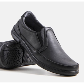 BM A márka Lazar fekete férfi cipői 2