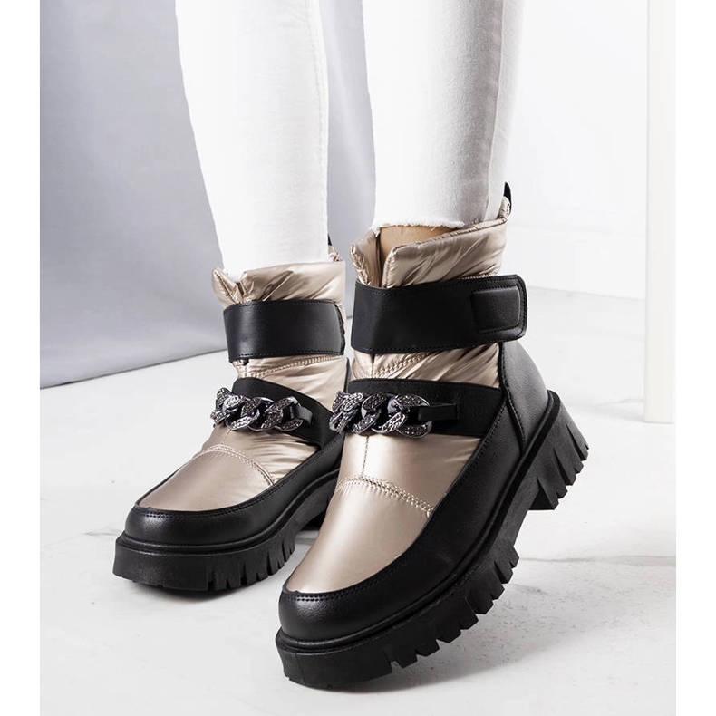 Ephraim aranyláncos hócsizma fekete 1