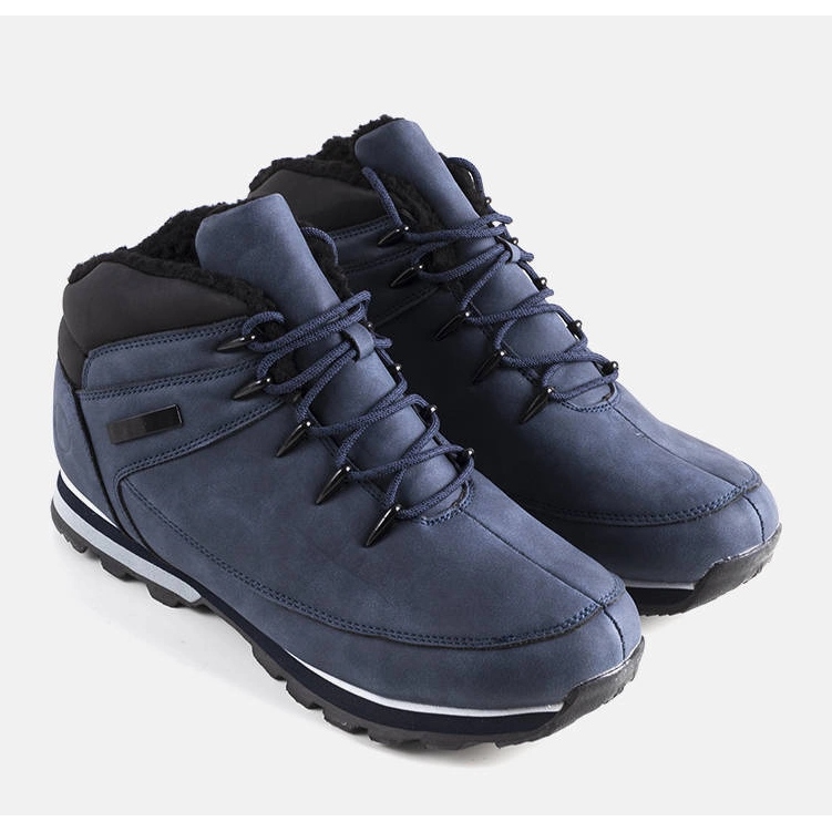 Sötétkék szigetelt csizma a Jemma márkától 1