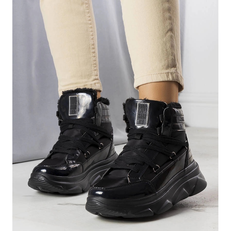 Big Star II274311 fekete hócsizma 1