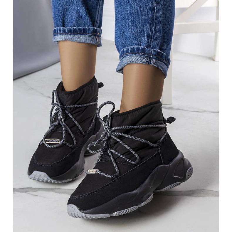 Big Star fekete hócsizma KK274274 1