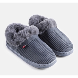 Ruest férfi szürke magas papucs 1