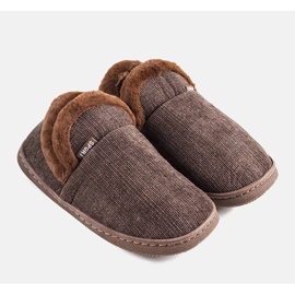 Férfi barna Voltar magas papucs 1 Férfi barna Voltar magas papucs 1