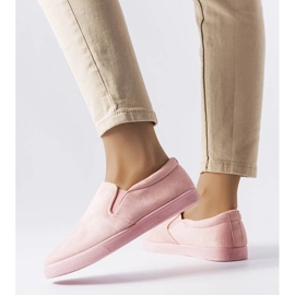 Rózsaszín öko-velúr tornacipő a Leroy-tól 1 Rózsaszín öko-velúr tornacipő a Leroy-tól 1