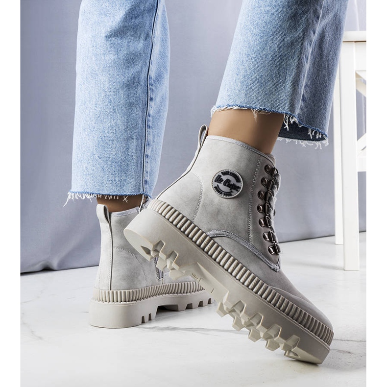 Szürke szigetelt csizma LCJ-22-44-1340L Lee Cooper 1