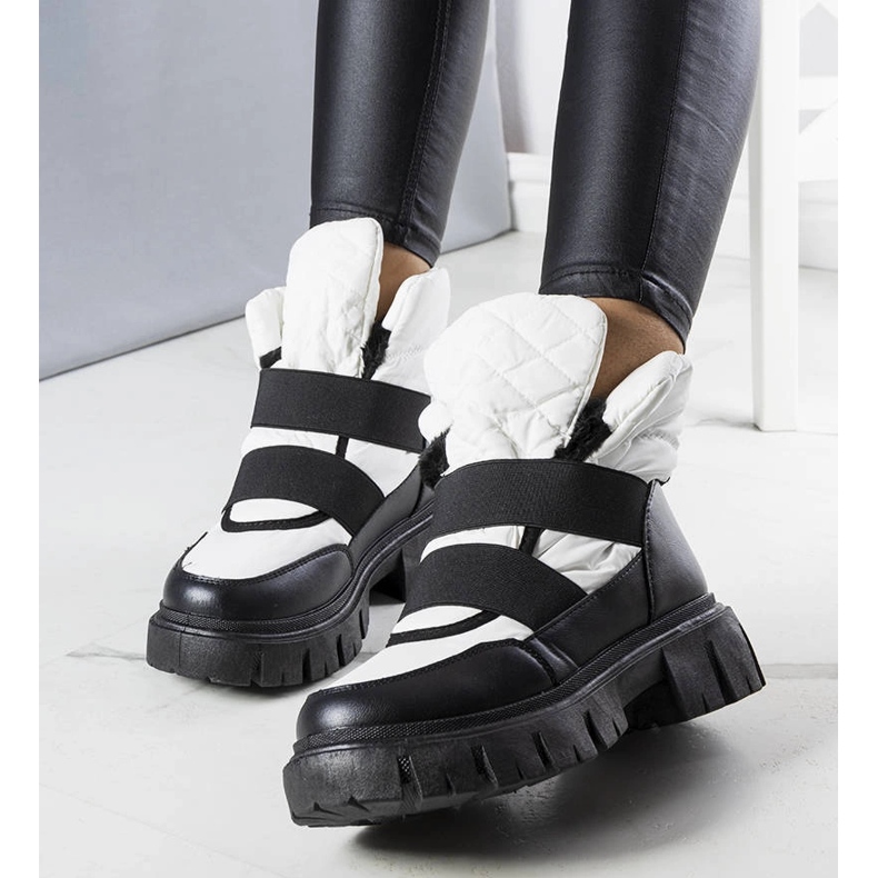 Fehér szigetelt felbújós hócsizma Franciscotól 1