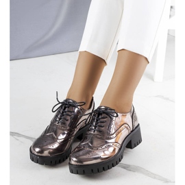 Myra fémes fekete cipő 1