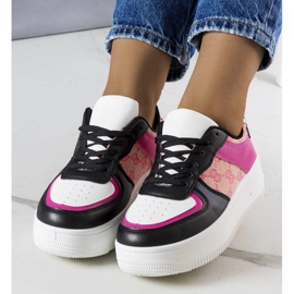 Rózsaszín és fekete női tornacipő a Luziától 1