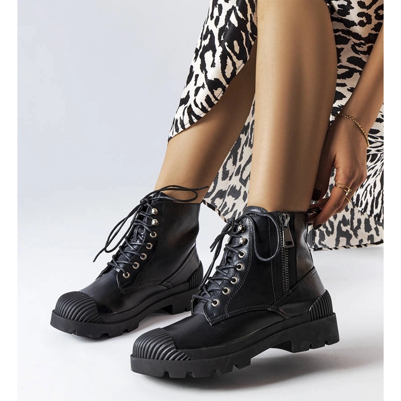 Női Black Shell munkások fekete 1