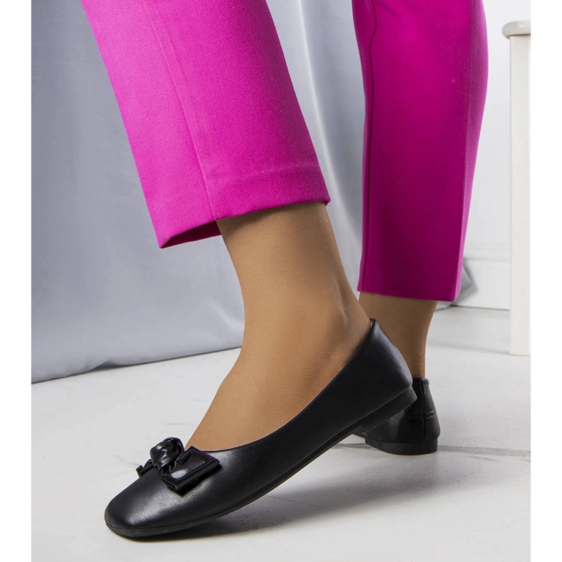 Fekete balerinák masnival a Tabitha cégtől 1