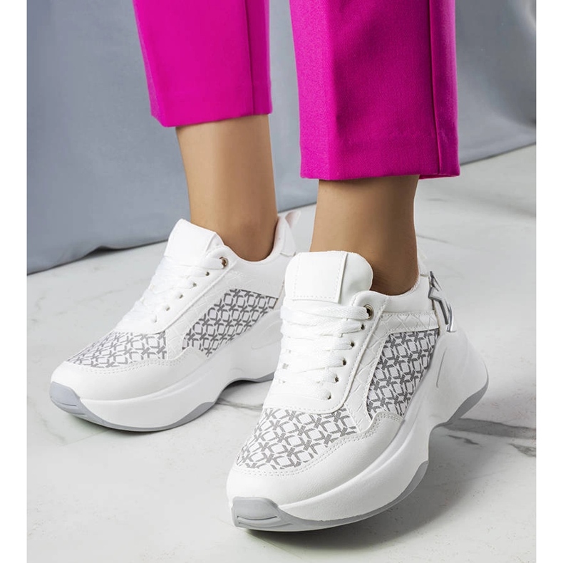 Margie monogramos fehér tornacipő 1