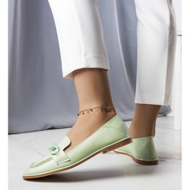 Bobbie lánccal díszített, zöld naplopók 1