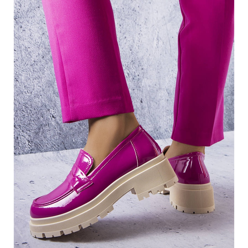 Phaneuf rózsaszín lakkbőr cipő 1