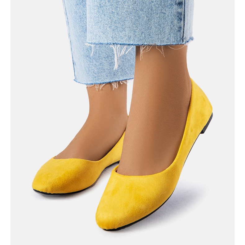 BM Sárga, öko-velúr balerinák a Donatientől 1