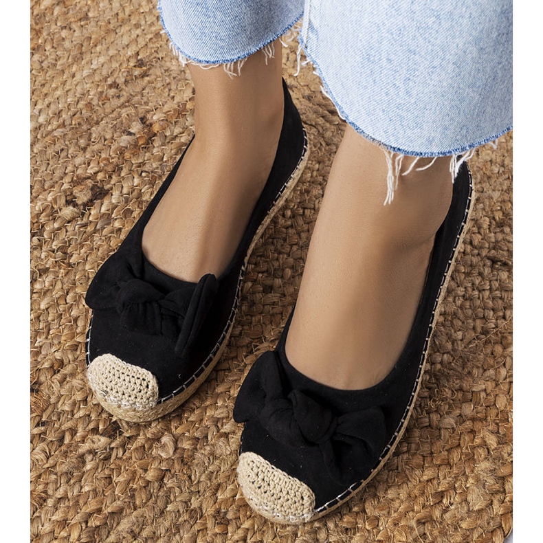 Fekete espadrillák masnival a Dorothée-től 1 Fekete espadrillák masnival a Dorothée-től 1