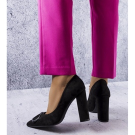 Vinceza Fekete elegáns pumpák a Vincezától 1