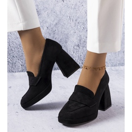 Vinceza Vincez fekete magassarkú 1